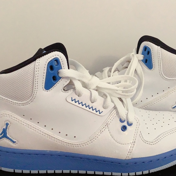 Original Nike Air Jordan 1 Flight 2 BG ( white-ice blue) - Picture 1 of 11